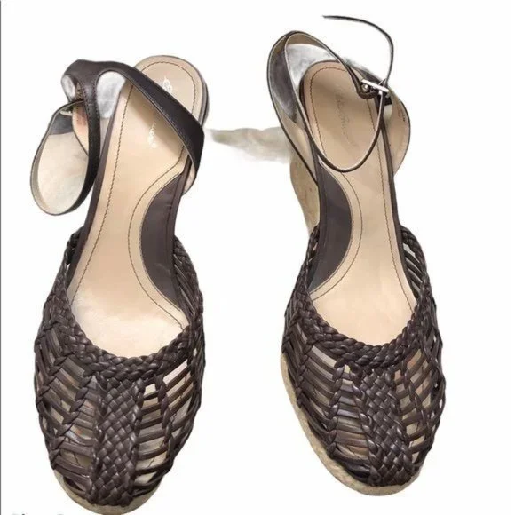 Eddie Bauer Espadrille Heel Sandel Size 8 1/2 - Picture 1 of 4